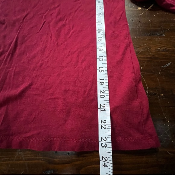 $78 Michael Kors Women's Red Stud Embellished Long sleeve Blouse Top Size XS - Picture 8 of 10